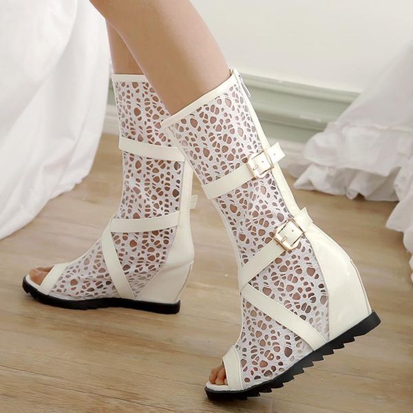 fashion peep toe inside lace mesh high heels women shoes woman leisure summer boots fashion big size 34-43, Black
fashion peep toe inside lace mesh high heels women shoes woman leisure summer boots fashion big size 34-43, Black