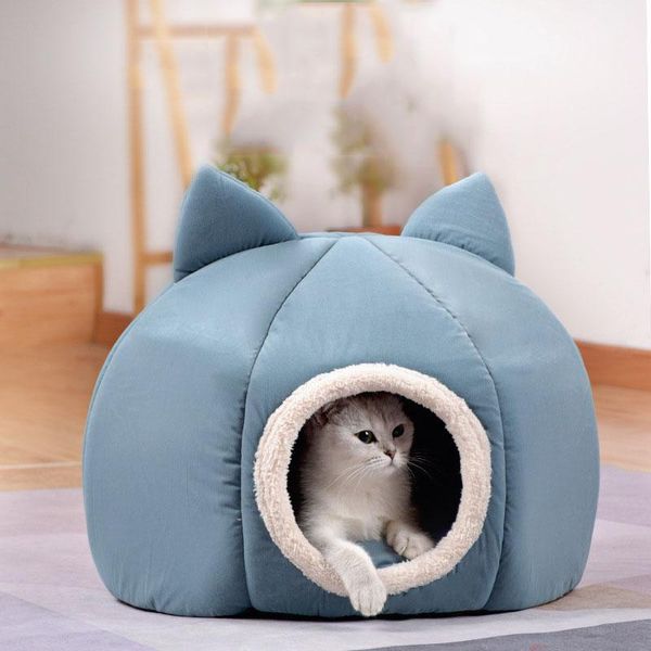 cat beds & furniture winter cave comfortable thick warm cozy dog bed semi-closed puppy kennel sofa sleeping bag for cats
cat beds & furniture winter cave comfortable thick warm cozy dog bed semi-closed puppy kennel sofa sleeping bag for cats