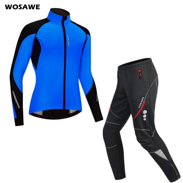racing sets wosawe cycling jacket with cyling pants set windproof waterproof bike mtb bicycle suit winter thermal fleece men, Black;blue
racing sets wosawe cycling jacket with cyling pants set windproof waterproof bike mtb bicycle suit winter thermal fleece men, Black;blue