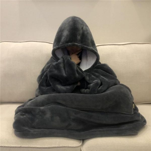 women's sleepwear pajamas women flannel pyjamas lazy outdoor cold weather hooded robes blanket thickened nightwogn bathrobe, Black;red
women's sleepwear pajamas women flannel pyjamas lazy outdoor cold weather hooded robes blanket thickened nightwogn bathrobe, Black;red