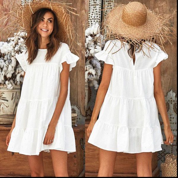 new women summer holiday ruffled casual sleeveless loose crew neck evening party beach short mini dress sundress frilled, Black;gray
new women summer holiday ruffled casual sleeveless loose crew neck evening party beach short mini dress sundress frilled, Black;gray
