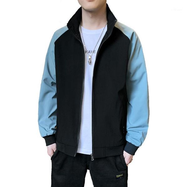 men's jackets mantlconx youthful trend korea fashion patchwork casual jacket coat male clothing 2021 spring autumn men, Black;brown
men's jackets mantlconx youthful trend korea fashion patchwork casual jacket coat male clothing 2021 spring autumn men, Black;brown