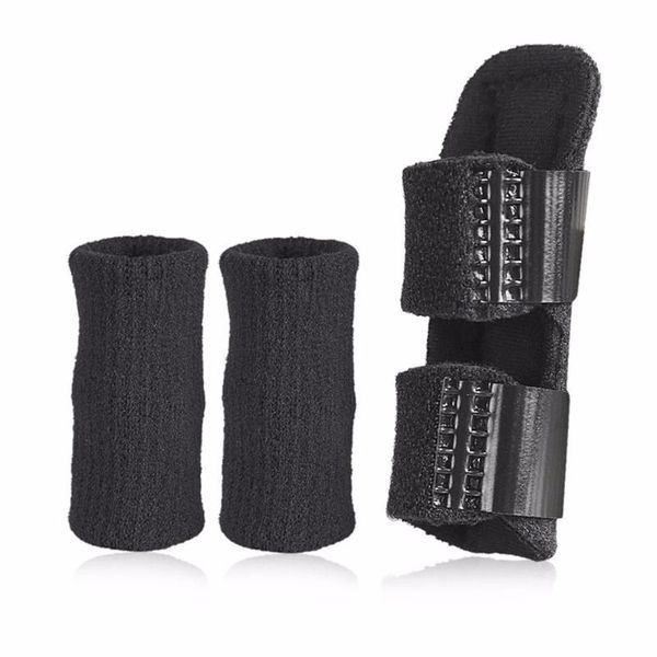 wrist support protective gear ligament pain arthritis finger splint suit guard sleeve, Black;red
wrist support protective gear ligament pain arthritis finger splint suit guard sleeve, Black;red