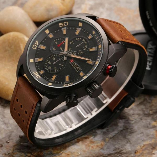 wristwatches men's sports quartz watch fashion casual business dress wristwatch waterproof 3atm - multifunctional, Slivery;brown
wristwatches men's sports quartz watch fashion casual business dress wristwatch waterproof 3atm - multifunctional, Slivery;brown