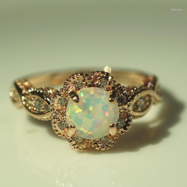 vintage australian crystal flower rings for women female fashion golden opal engagement wedding rings anniversary gift jewelry1, Silver
vintage australian crystal flower rings for women female fashion golden opal engagement wedding rings anniversary gift jewelry1, Silver