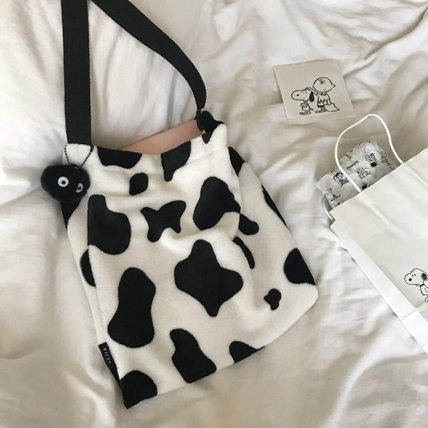 shoulder bags dot cow pattern women handbags designer luxury plush messenger bag ins large capacity totes lady buckets big purse #50
shoulder bags dot cow pattern women handbags designer luxury plush messenger bag ins large capacity totes lady buckets big purse #50