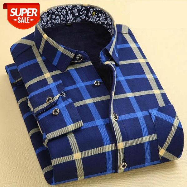 autumn winter thickening warm plaid men shirt casual long sleeve male social business dress shirt plus size 4xl chemise homme #xz9a, White;black
autumn winter thickening warm plaid men shirt casual long sleeve male social business dress shirt plus size 4xl chemise homme #xz9a, White;black