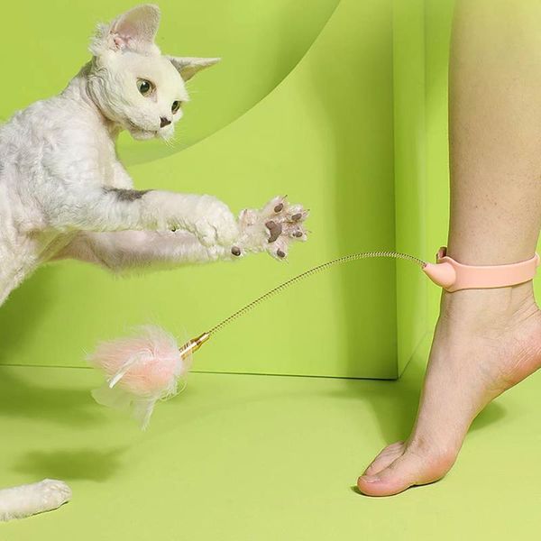 cat toys cats teaser interactive feather wand pet toy bell kitten relaxation bite resistant spring teasing funny
cat toys cats teaser interactive feather wand pet toy bell kitten relaxation bite resistant spring teasing funny