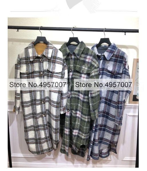women's wool & blends elfbop blend contrast color plaid long style woolen jacket coat - ladies f/w 2021 contour gingham checkered top, Black
women's wool & blends elfbop blend contrast color plaid long style woolen jacket coat - ladies f/w 2021 contour gingham checkered top, Black