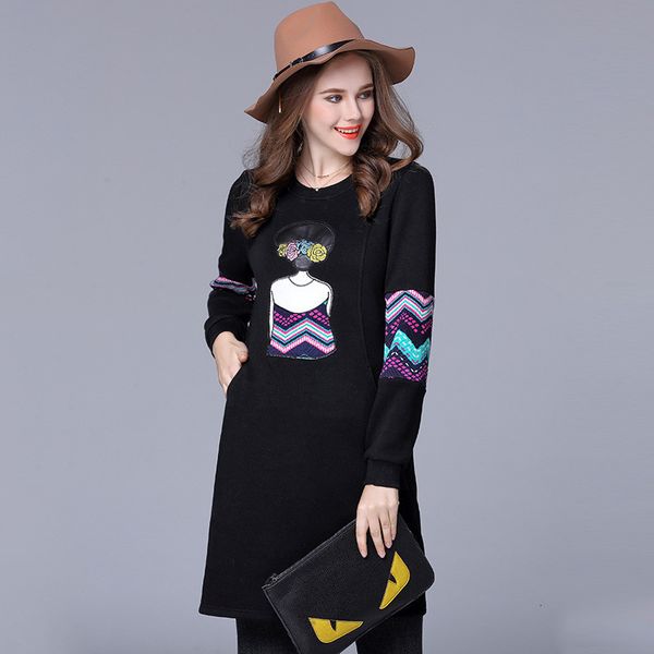 2021 new cotton sweater female black thick winter es patchwork vestidos plus size women clothing 6xl wxf674 pi1i, Black;gray
2021 new cotton sweater female black thick winter es patchwork vestidos plus size women clothing 6xl wxf674 pi1i, Black;gray