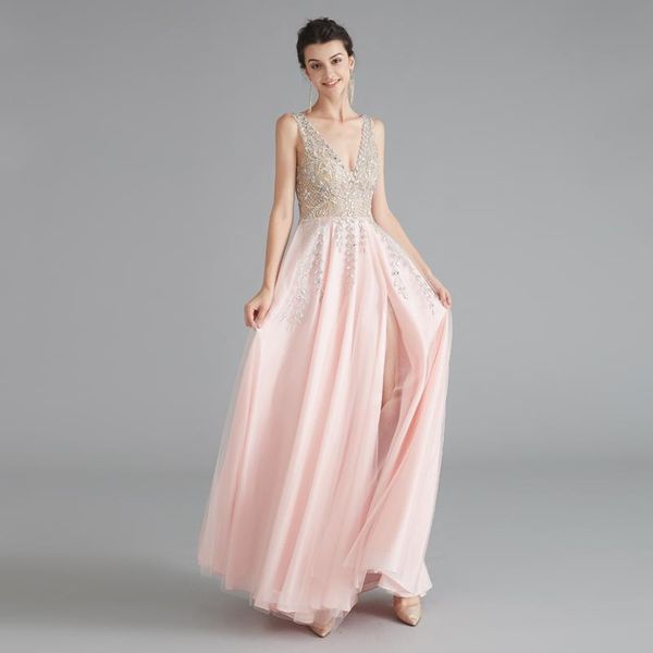 party dresses evening long luxury beaded formal women elegant gala dress pink backless night plus size gowns, White;black
party dresses evening long luxury beaded formal women elegant gala dress pink backless night plus size gowns, White;black