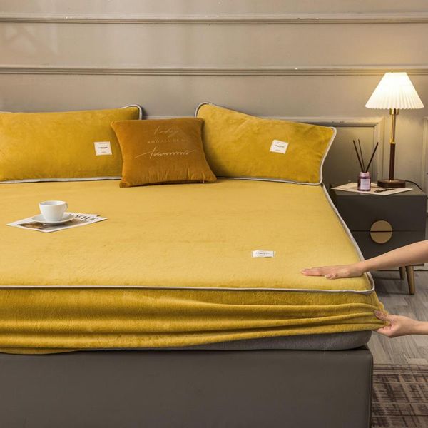 sheets & sets 1 pc yellow flannel bed sheet queen king size bedclothes for winter plain dyed solid color fitted sabanas cama 150
sheets & sets 1 pc yellow flannel bed sheet queen king size bedclothes for winter plain dyed solid color fitted sabanas cama 150