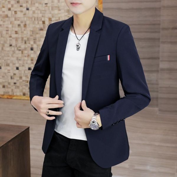 men's suits & blazers fashion casual men blazer cotton slim korea style suit masculino male jacket clothing size m-4xl, White;black
men's suits & blazers fashion casual men blazer cotton slim korea style suit masculino male jacket clothing size m-4xl, White;black