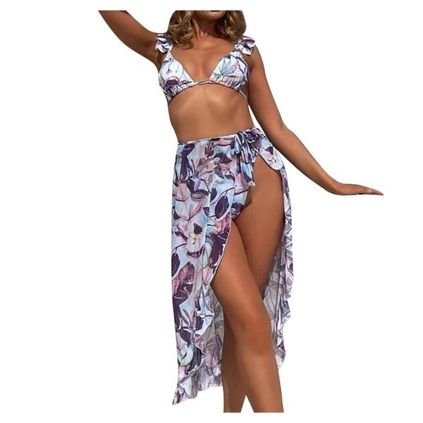 women's swimwear swimsuit 2021 beach bathing suit split high waist three-piece mesh bikini and leopard print biquini, White;black
women's swimwear swimsuit 2021 beach bathing suit split high waist three-piece mesh bikini and leopard print biquini, White;black