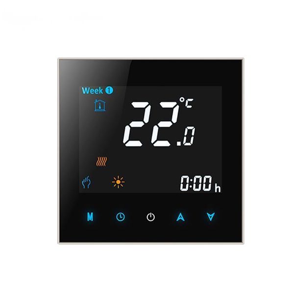smart home control electric/water heating thermostat digital temperature controller large lcd touch button wifi 5/16a
smart home control electric/water heating thermostat digital temperature controller large lcd touch button wifi 5/16a