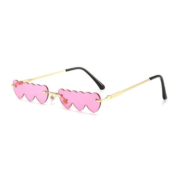 men luxury heart rimless sunglasses shape women's women party sunglass trending sunglasses occhiali streetwear designer jvhdq, White;black
men luxury heart rimless sunglasses shape women's women party sunglass trending sunglasses occhiali streetwear designer jvhdq, White;black