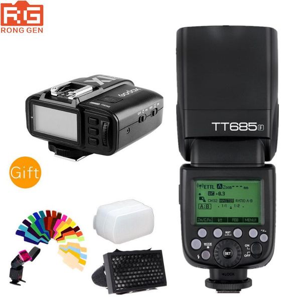 godox685f 2.4g hssl gn60 flash speedlite+ x1t-f trigger transmitter kit for fuji x-pro2/x-t20/x-t1/x-t2 +gift kit
godox685f 2.4g hssl gn60 flash speedlite+ x1t-f trigger transmitter kit for fuji x-pro2/x-t20/x-t1/x-t2 +gift kit