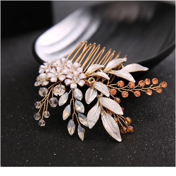 ailibride gold flower crystal bridal hair combs wedding hair accessories women headpiece bride hair ornaments qylklh
ailibride gold flower crystal bridal hair combs wedding hair accessories women headpiece bride hair ornaments qylklh