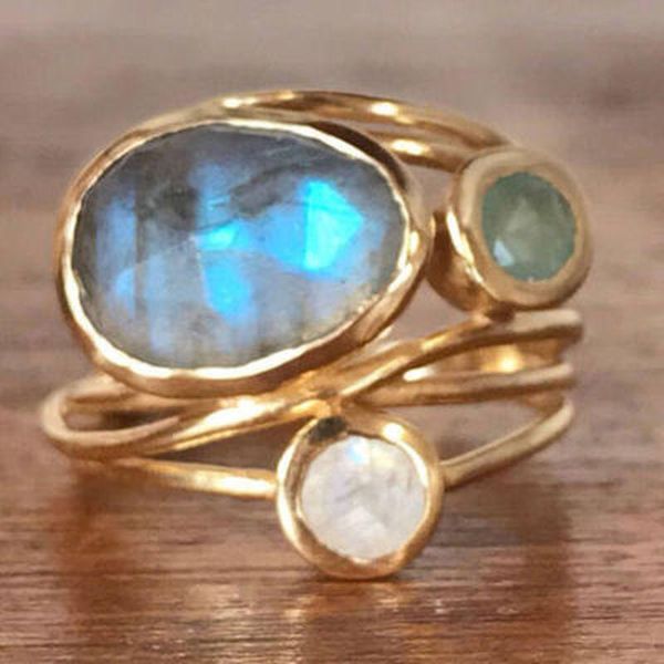 wedding rings fashion colorful 24k gold moonstone ring creative multi-layer simulation shell for women engagement jewelry gifts, Slivery;golden
wedding rings fashion colorful 24k gold moonstone ring creative multi-layer simulation shell for women engagement jewelry gifts, Slivery;golden