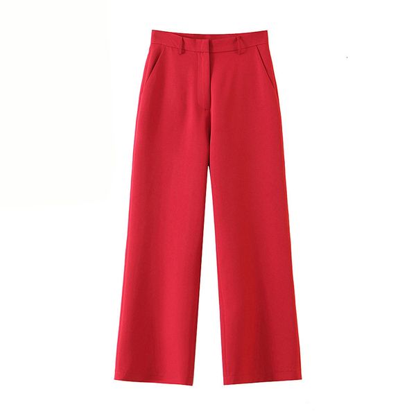 2021 new high waist casual women spring autumn solid red trousers work wear office lady wide leg pants 405l, Black;white
2021 new high waist casual women spring autumn solid red trousers work wear office lady wide leg pants 405l, Black;white