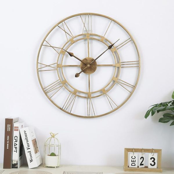 wall clocks 40cm big large retro european style clock household bedroom iron art decor
wall clocks 40cm big large retro european style clock household bedroom iron art decor