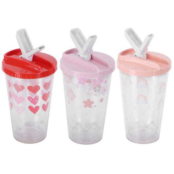 mugs straw cup plastic drink portable prevent leakage 450ml capacity for home office
mugs straw cup plastic drink portable prevent leakage 450ml capacity for home office