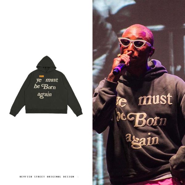 kanye ye must be born again plush hoodie high street cpfm couple loose sweater os, Black
kanye ye must be born again plush hoodie high street cpfm couple loose sweater os, Black