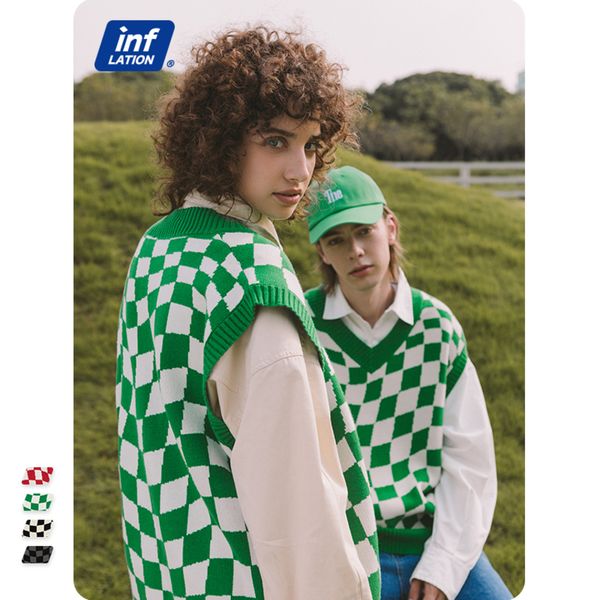 inflatable menswear, v-neck couple vts, svels knitted sweaters, harajuku, Black;white
inflatable menswear, v-neck couple vts, svels knitted sweaters, harajuku, Black;white