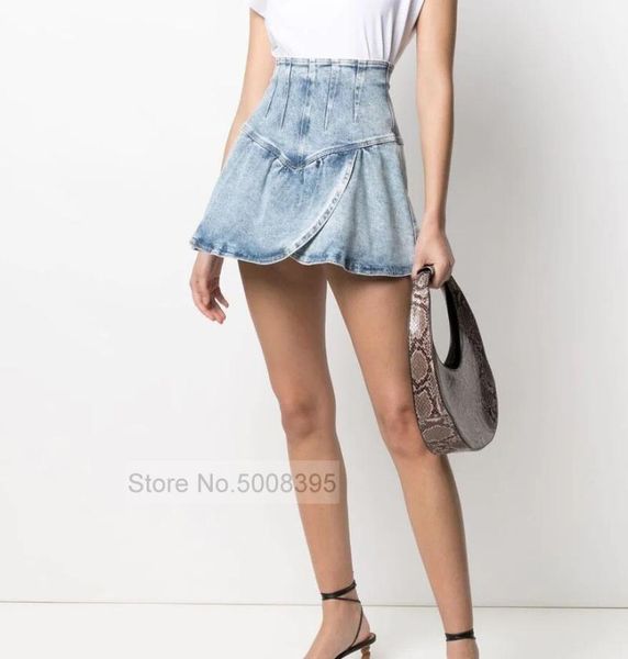skirts woman washed denim mini skirt high waist ruffled hem fashion short 2021 summer, Black
skirts woman washed denim mini skirt high waist ruffled hem fashion short 2021 summer, Black