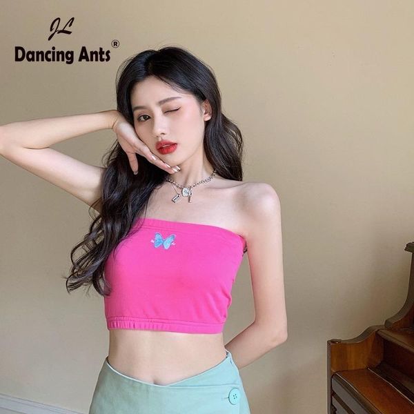 women's tanks & camis strapless slash neck tube fashion 2021 summer women slim crop female streetwear teedrop, White
women's tanks & camis strapless slash neck tube fashion 2021 summer women slim crop female streetwear teedrop, White