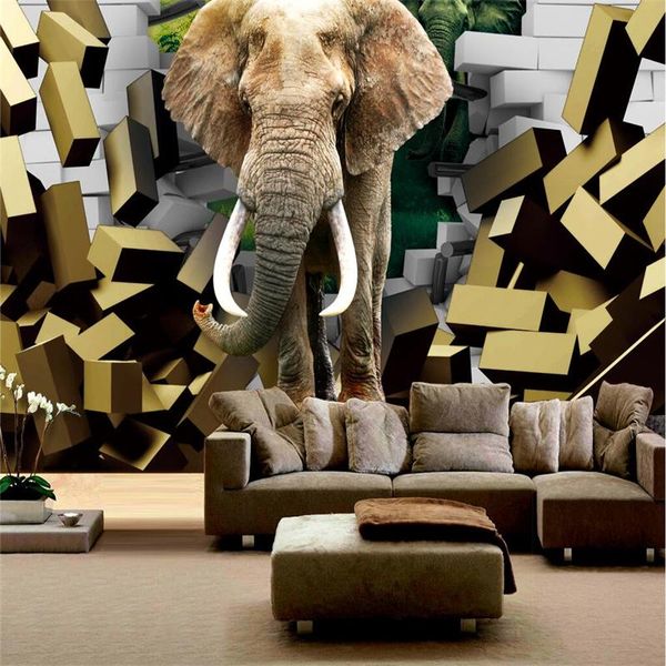 wallpapers shuhiko 3d elephant wall through the three - dimensional tv backdrop custom large scale fresco green wallpaper
wallpapers shuhiko 3d elephant wall through the three - dimensional tv backdrop custom large scale fresco green wallpaper