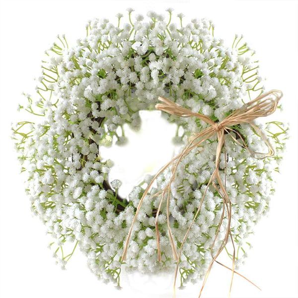 decorative flowers & wreaths floral artificial baby's breath wreath door hanging wall window decoration party home holiday festival chr
decorative flowers & wreaths floral artificial baby's breath wreath door hanging wall window decoration party home holiday festival chr