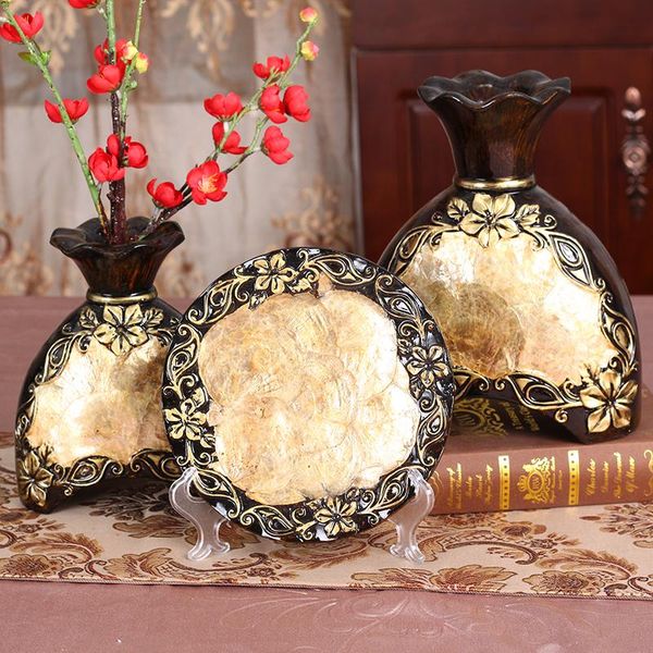 gift wrap european style vintage vase three-piece suit ornaments bedroom flower arrangement living room home decoration pretty
gift wrap european style vintage vase three-piece suit ornaments bedroom flower arrangement living room home decoration pretty
