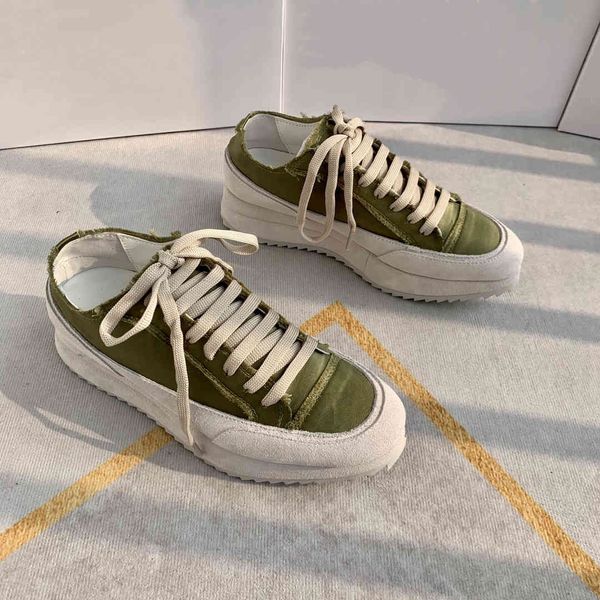 2021 new canvas leisure green round head raised thick bottom spring low white shoes, Black
2021 new canvas leisure green round head raised thick bottom spring low white shoes, Black