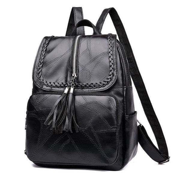 backpack style tassel fashion female pu backpacks for women solid color casual high capacity lady polyester bags 2021 the belts
backpack style tassel fashion female pu backpacks for women solid color casual high capacity lady polyester bags 2021 the belts