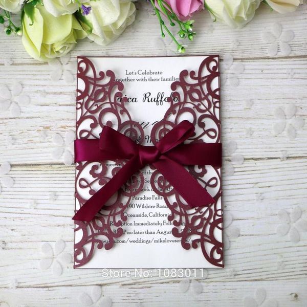 greeting cards 10 pcs laser cut wedding invitation card and ribbon for quinceane bridal shower birthday
greeting cards 10 pcs laser cut wedding invitation card and ribbon for quinceane bridal shower birthday