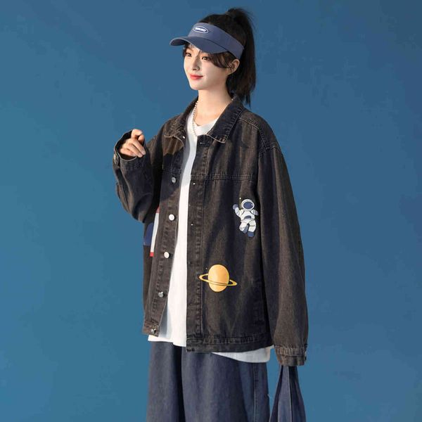 2021 autumn couple denim jacket male astronaut print a158-jk645-p88 special price, Black;brown
2021 autumn couple denim jacket male astronaut print a158-jk645-p88 special price, Black;brown