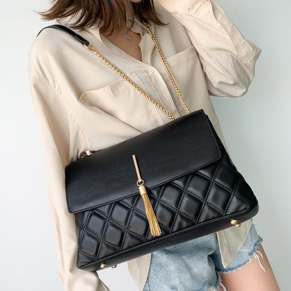 classic plaid casual big tote bag 2021 fashion quality leather women's designer handbag tassel chain shoulder messenger bags cross body
classic plaid casual big tote bag 2021 fashion quality leather women's designer handbag tassel chain shoulder messenger bags cross body