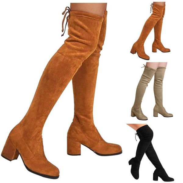 boots 3 color thigh high female winter women over the knee flat stretch fashion shoes botas mujer sneakers, Black
boots 3 color thigh high female winter women over the knee flat stretch fashion shoes botas mujer sneakers, Black