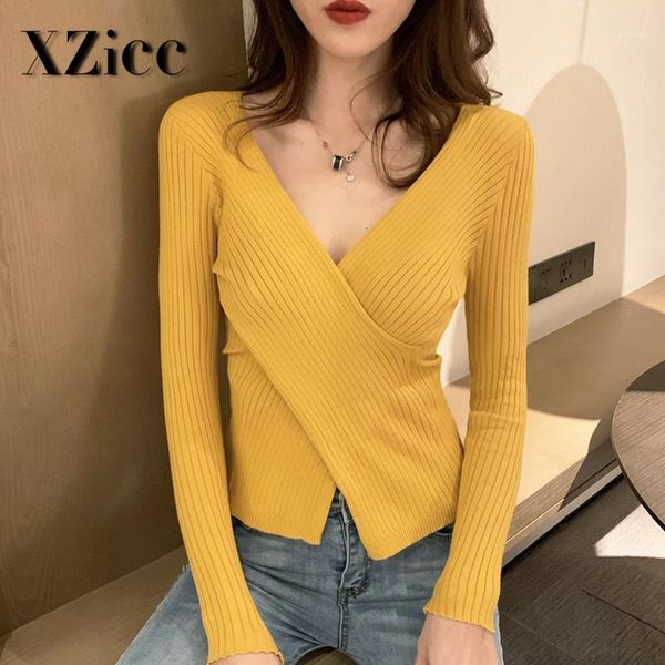 autumn winter women knitted sweaters pullover v-neck cross vintage basic ladies knitwear clothing women's, White;black
autumn winter women knitted sweaters pullover v-neck cross vintage basic ladies knitwear clothing women's, White;black