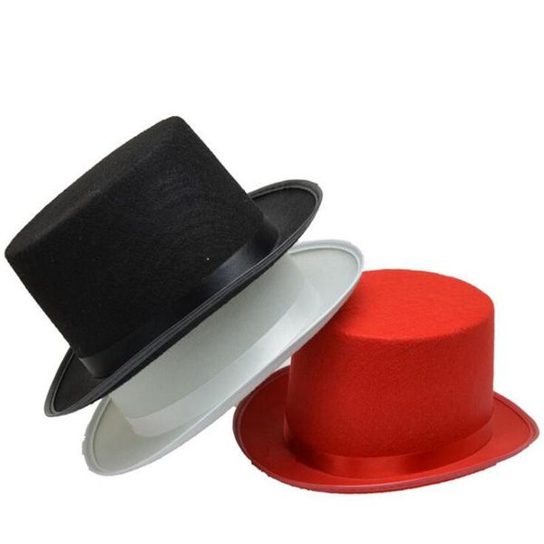 party hats magician costume accessory props black red white hat for adults children
party hats magician costume accessory props black red white hat for adults children