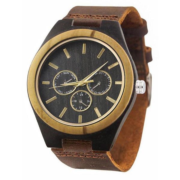 wristwatches drop luxury mens designer gold hand brown belt 3 eyes ebony olive wood watches with custom logo, Slivery;brown
wristwatches drop luxury mens designer gold hand brown belt 3 eyes ebony olive wood watches with custom logo, Slivery;brown