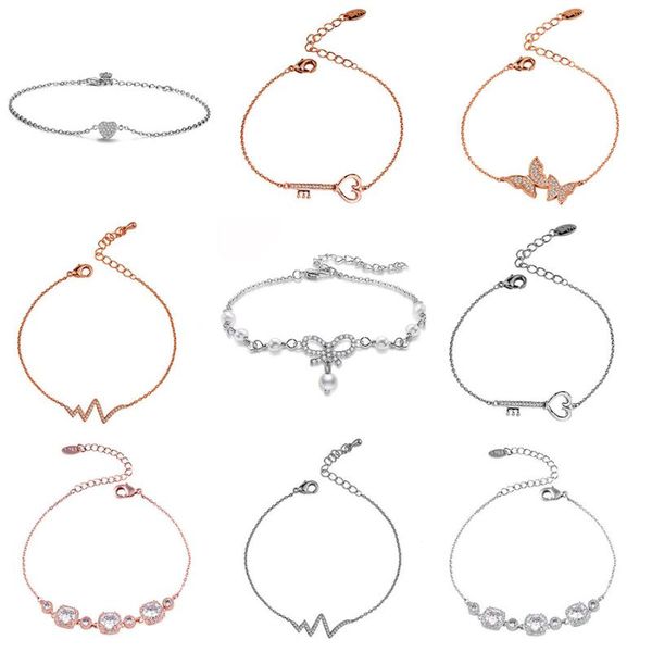 link, chain kioozol classic charm rose gold silver color heart key butterfly heartbeat shape bracelet for women's jewelry 2021 131 ko1, Black
link, chain kioozol classic charm rose gold silver color heart key butterfly heartbeat shape bracelet for women's jewelry 2021 131 ko1, Black
