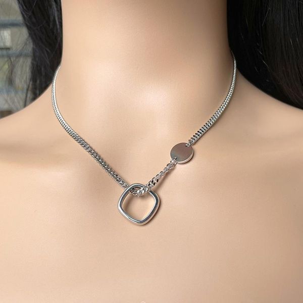 pendant necklaces fashion simple geometric metal necklace creative hollow out square chain accessories punk hip hop party jewelry, Silver
pendant necklaces fashion simple geometric metal necklace creative hollow out square chain accessories punk hip hop party jewelry, Silver