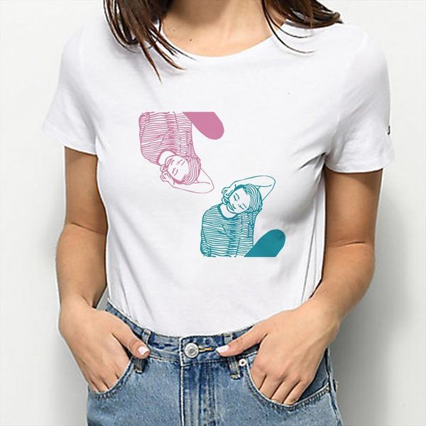 and womens summer that men girl said to me aesthetic clothes fashion european white graphic tees artsy style, White;black
and womens summer that men girl said to me aesthetic clothes fashion european white graphic tees artsy style, White;black