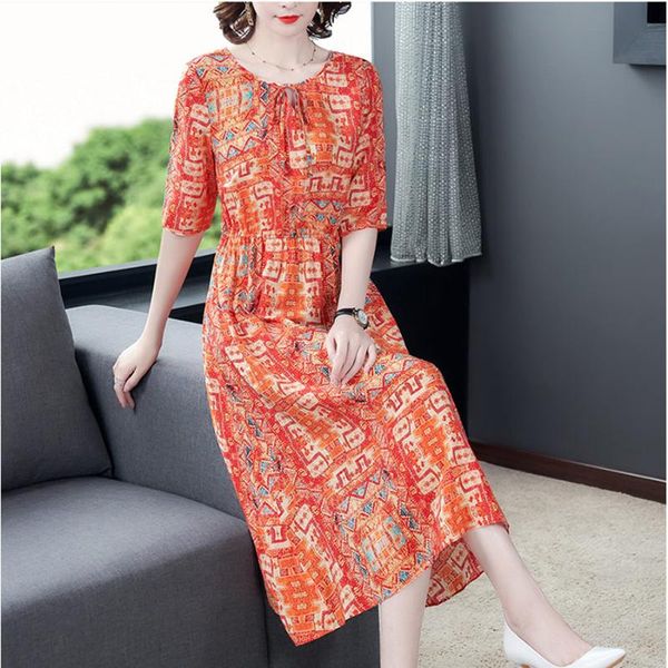 casual dresses 2021 orange mulberry silk print midi dress spring summer 4xl plus size vintage runway elegant women bodycon party vestidos, Black;gray
casual dresses 2021 orange mulberry silk print midi dress spring summer 4xl plus size vintage runway elegant women bodycon party vestidos, Black;gray
