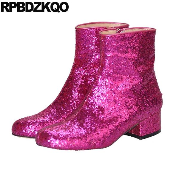 boots fashion glitter shoes thick chunky 13 45 block high heel plus size 12 44 side zip sequin ankle women bling big sparkly, Black
boots fashion glitter shoes thick chunky 13 45 block high heel plus size 12 44 side zip sequin ankle women bling big sparkly, Black
