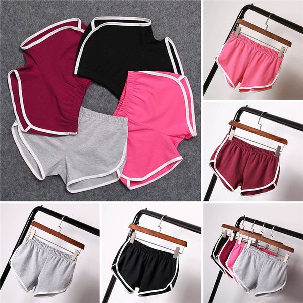 summer women sports shorts short pants gym workout waistband running jogging short, Black;green
summer women sports shorts short pants gym workout waistband running jogging short, Black;green