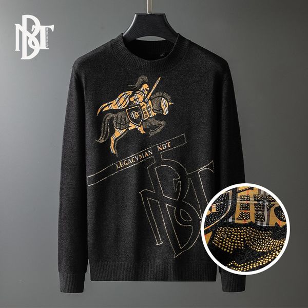 men's sweater autumn new fashion brand veet colorful diamond fashion round neck long sve bottomed sweater, Black;brown
men's sweater autumn new fashion brand veet colorful diamond fashion round neck long sve bottomed sweater, Black;brown