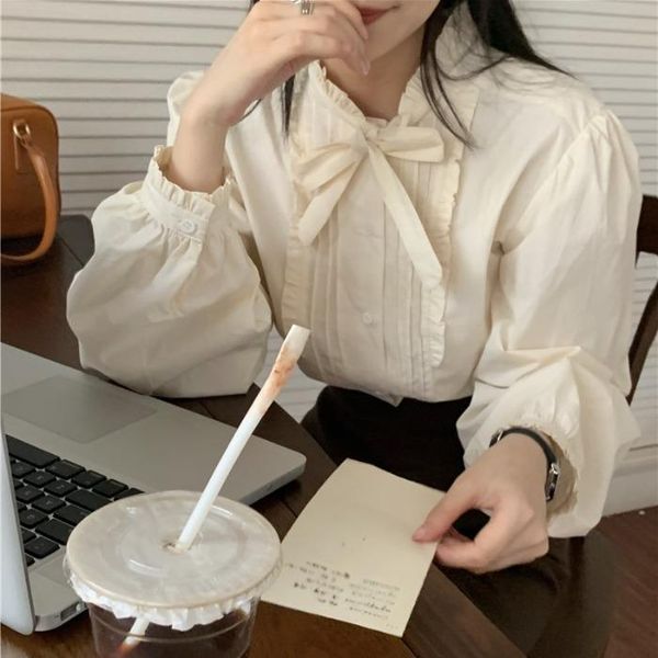 women's blouses & shirts restoring ancient ways with sweet web celebrity the niche long-sleeved jacket design feeling female western st, White
women's blouses & shirts restoring ancient ways with sweet web celebrity the niche long-sleeved jacket design feeling female western st, White